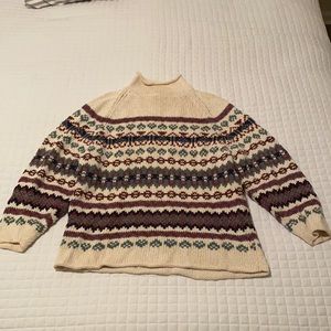 Vintage Turtle Neck Eddie Bauer Knit Sweater